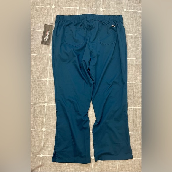 NEW Greys Anatomy Matching Scrub SET Classic Drawstring Pants & Mock Wrap Top XL - Picture 8 of 13